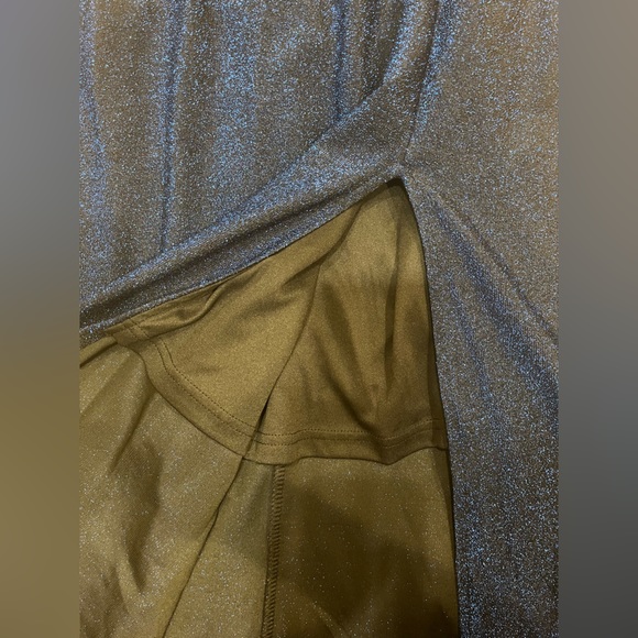 Sparkly Royal Blue Formal Maxi Dress - Picture 5 of 7